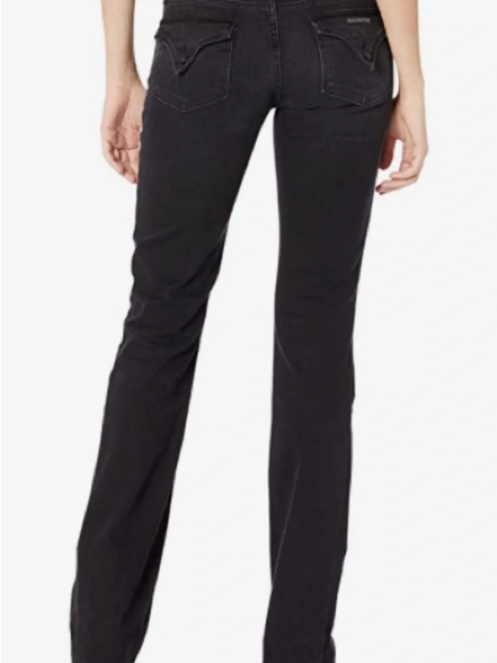 NWT Hudson Women's Double-Button Flap Pocket Jeans in Pitch Black (Size 10/30)